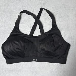 Victoria’s Secret VSX Black Breathable Mesh Sports Bra - Size 36C